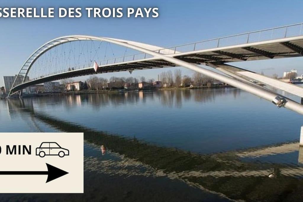 Ferienwohnung Le Spot, Proche Euroairport Saint-Louis  Exterior foto